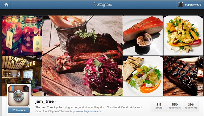 instagram for restaurants