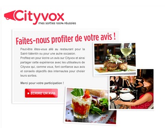 Cityvox pour les restaurants