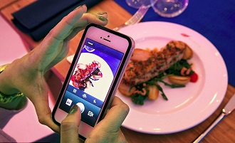 instagram pay by picture restaurant