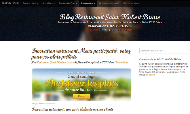 web marketing pour les restaurants