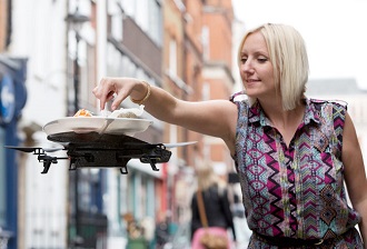 Les drones pour les restaurants