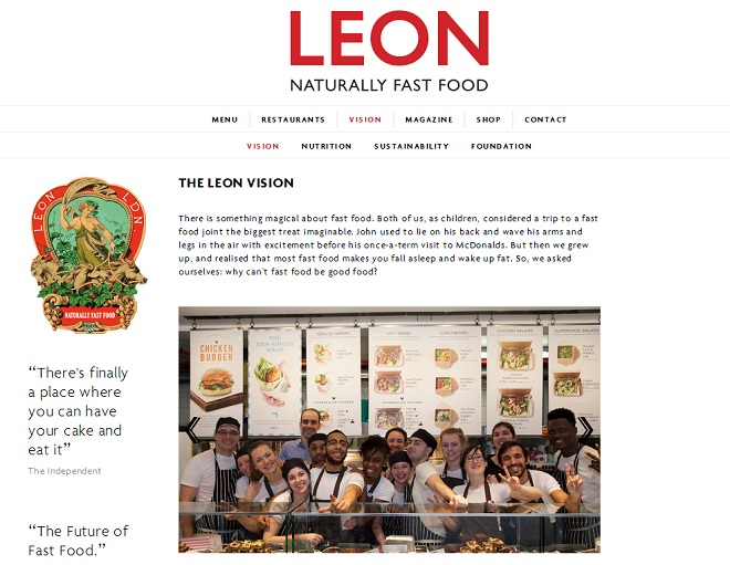 Leon Naturally fast food