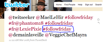 Follow Friday on Twitter