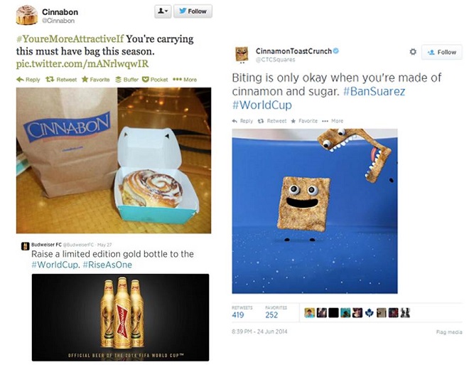How brands use the hashtag