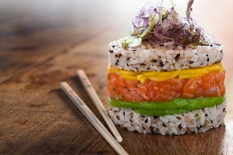 Sushi Burger in Restaurants