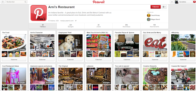 Pinterest for restaurants