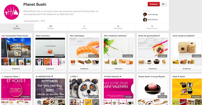 Pinterest pour les restaurants