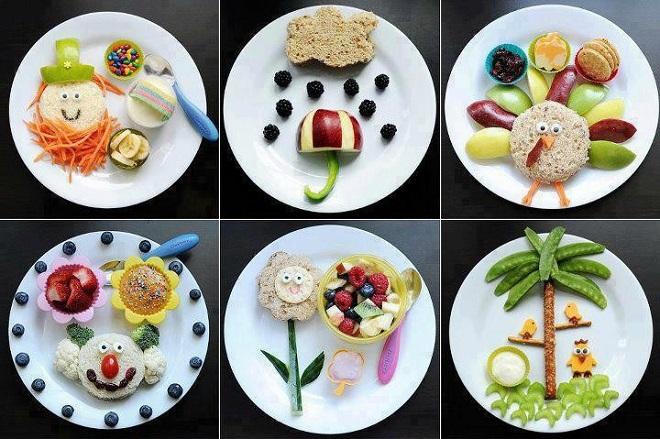 Kids' fun plates