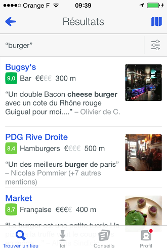 Conseils Foursquare