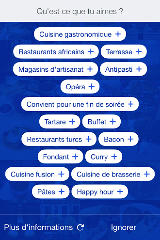 Utiliser Foursquare