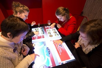 Table tactile pour restaurant