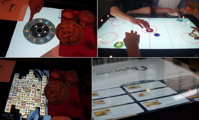 Table interactive restaurant