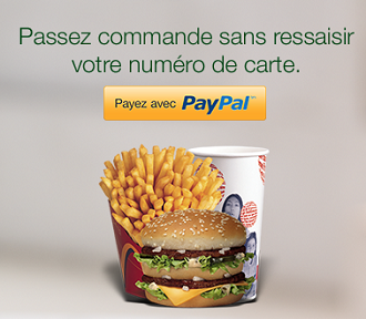 Commande en ligne McDonalds