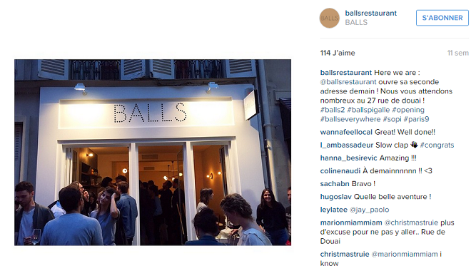 balls restaurant