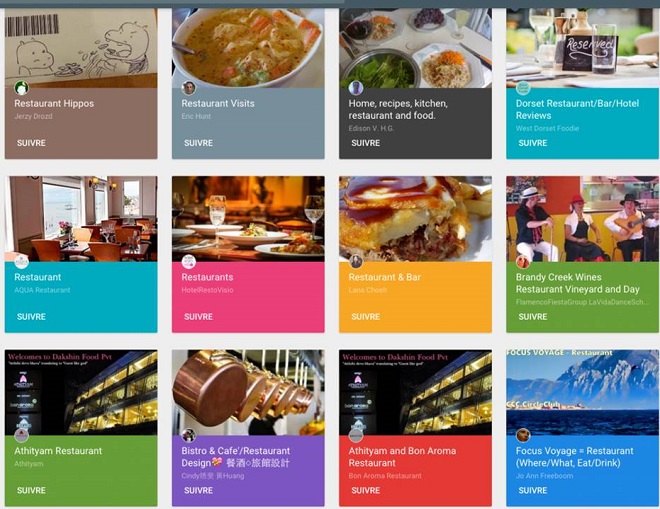 Google Plus pour restaurant