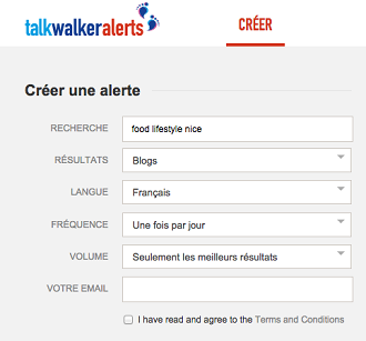 Talkwalker alertes