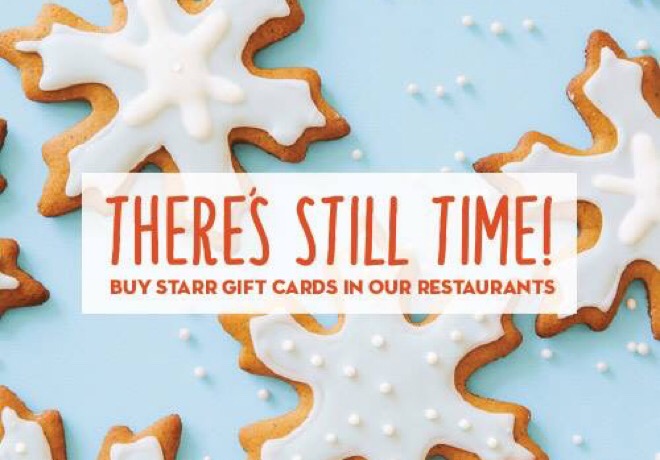 Seasonal Promotion - Restaurant Holiday Giftcards