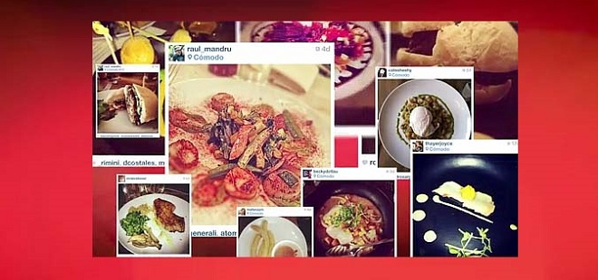 Restaurant El Comodo utilise Instagram