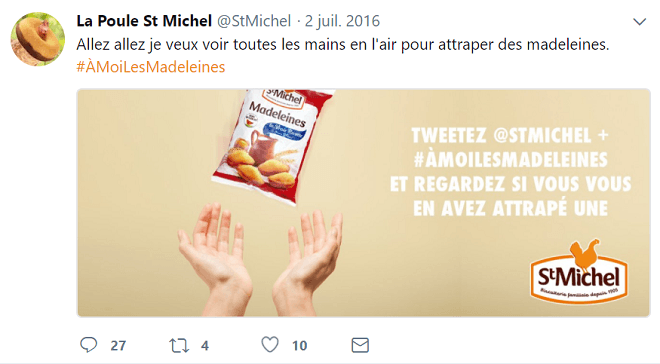 Jeu concours Twitter la poule saint michel