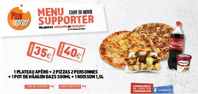 promotion pizza coupe du monde
