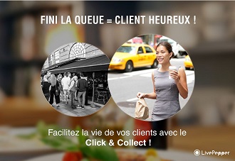 service de click and collect restaurant