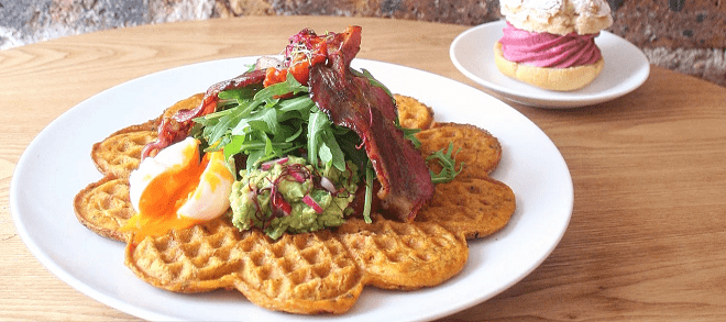 gaufre sans lactose café mareva paris