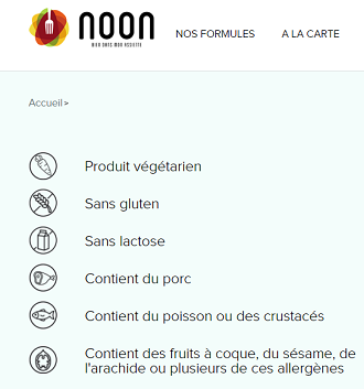 Site de vente en ligne restaurant