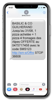 exemple sms promotionnel restaurant