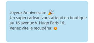 exemple sms promotionnel