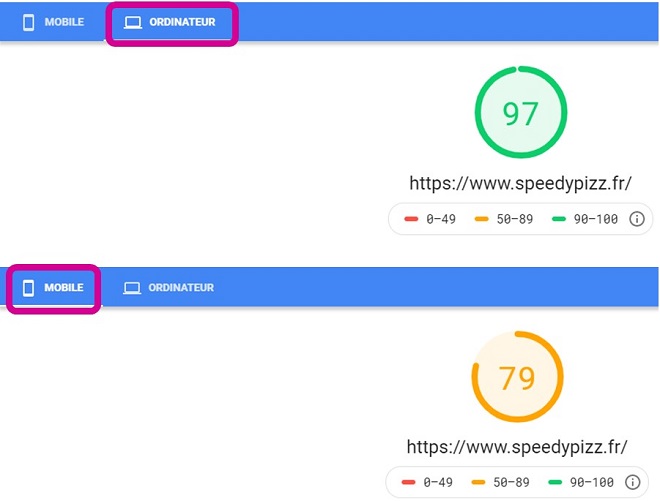 site internet pizzeria